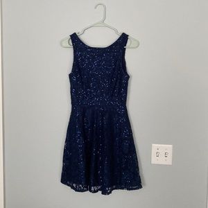 Speechless Size 3 Navy Dress